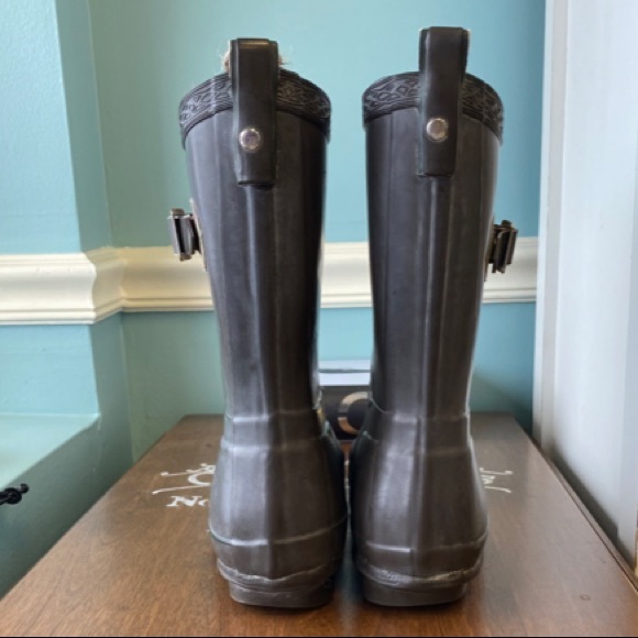 Hunter 5, Brown Mid Height Boots - Picture 6 of 11